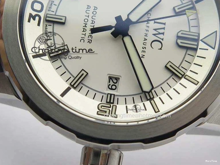 MIROTIME 0214 TechFriendly Aquatimer Automatic SS IW329003 V6F 1:1 Best Edition On Black Rubber Strap MIYOTA 7271